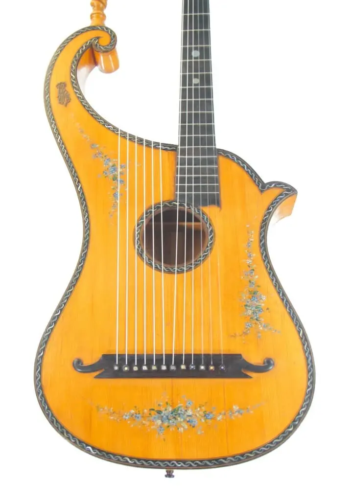 Albertus Blanchi 1900 Harp Guitar