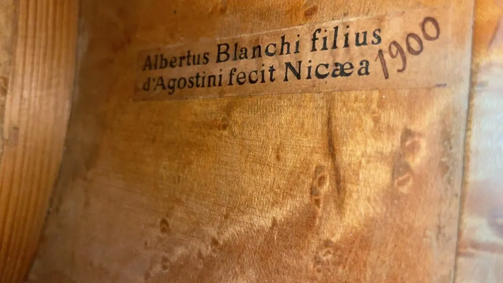 Albertus Blanchi 1900 Harp Guitar