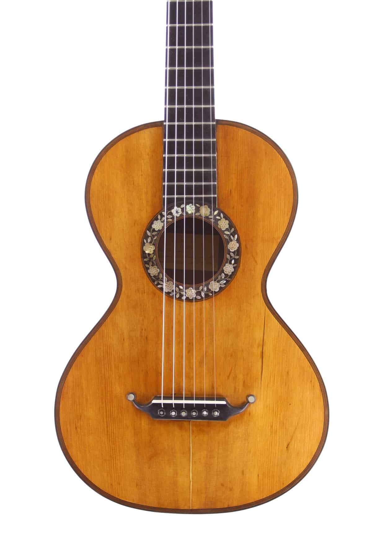 French Romantic Guitar 1850 Vintage Guitar World