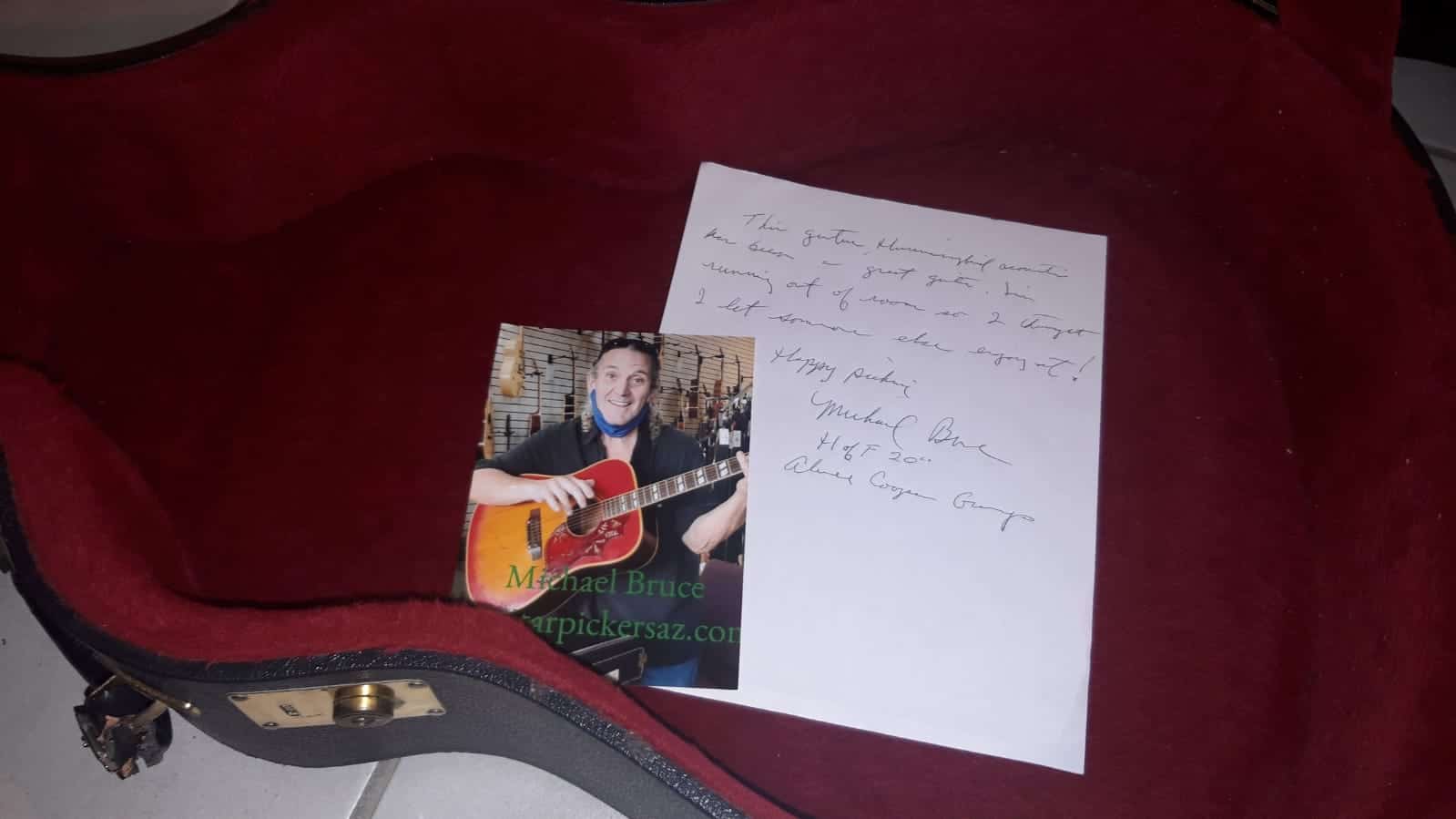 Gibson Hummingbird 1968 &Quot;Alice Cooper&Quot;