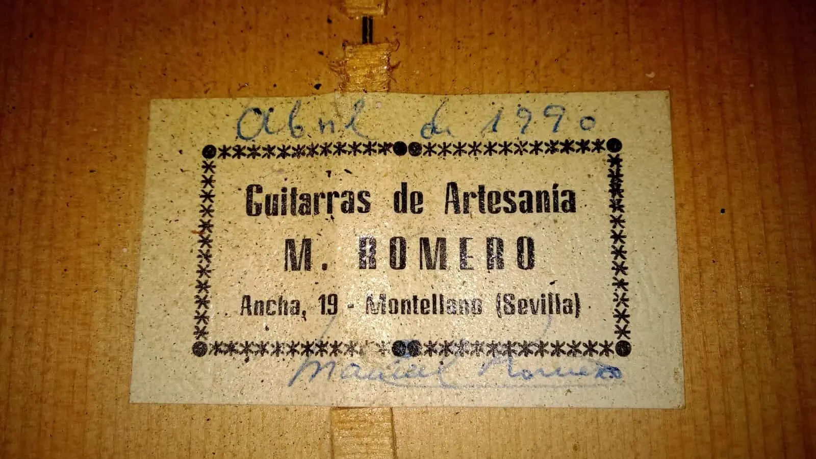 Manuel Romero Macias 1990