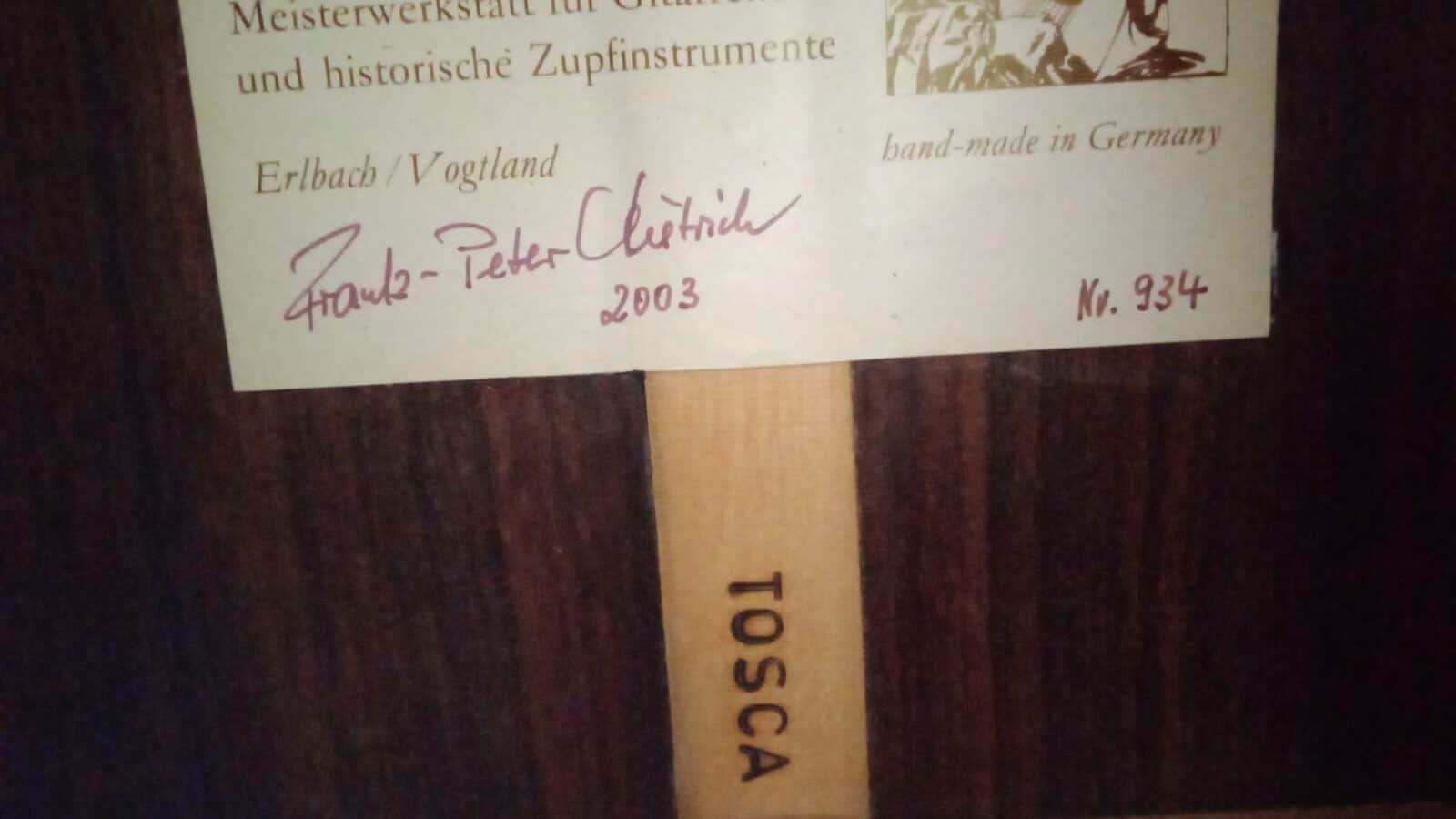 Frank-Peter Dietrich &Quot;Tosca&Quot; 2003