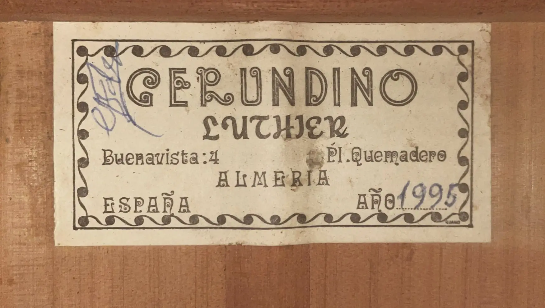 Gerundino Fernandez &Quot;Mariano Mangas&Quot; 1995