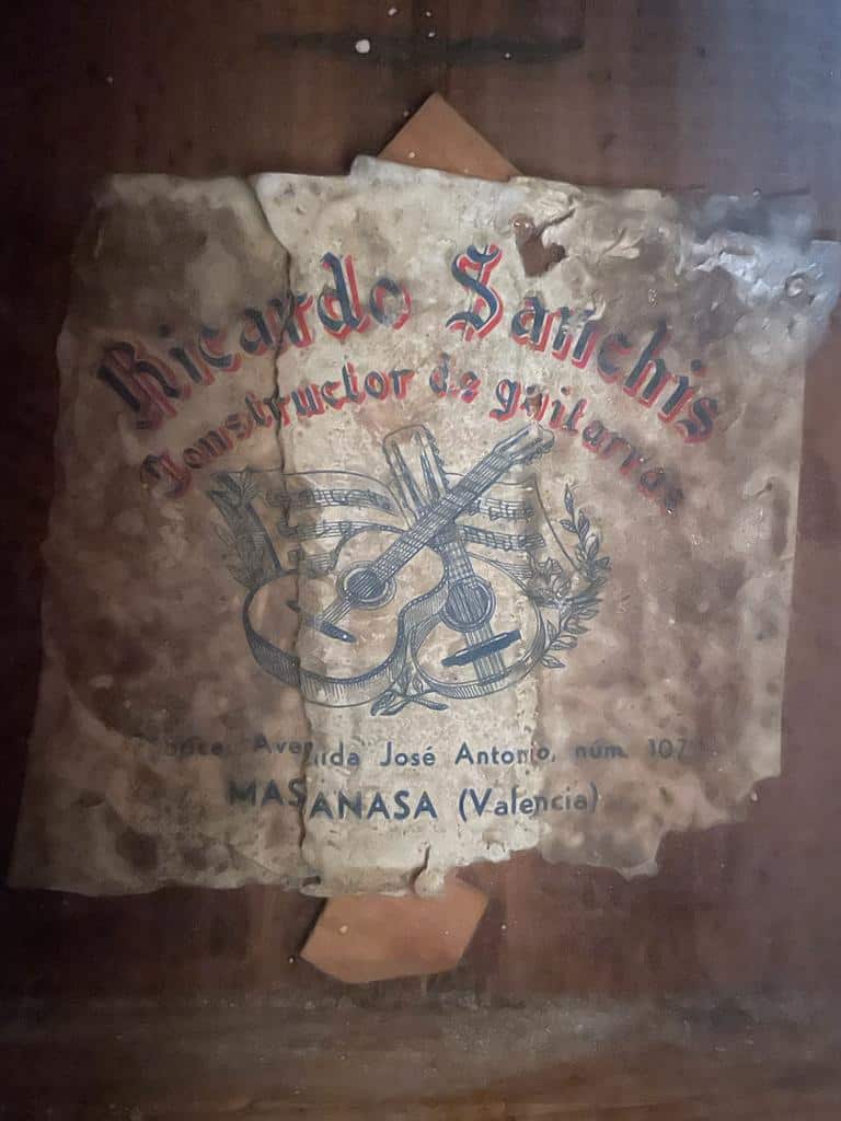 Ricardo Sanchis Nacher ~1935 Classical Guitar