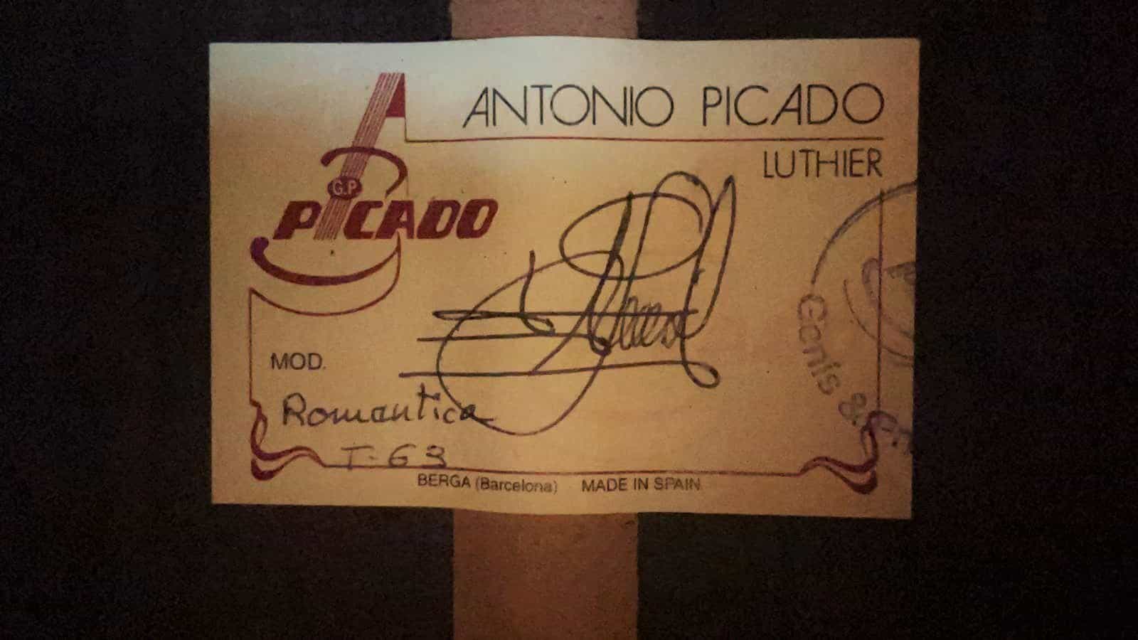 Antonio De Torres ~1857 Von Antonio Picado