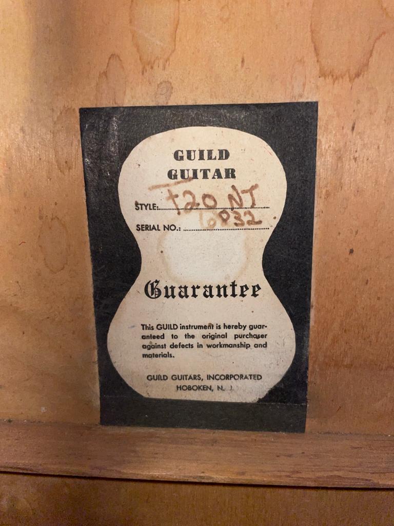 Guild F-20 Nt 1958