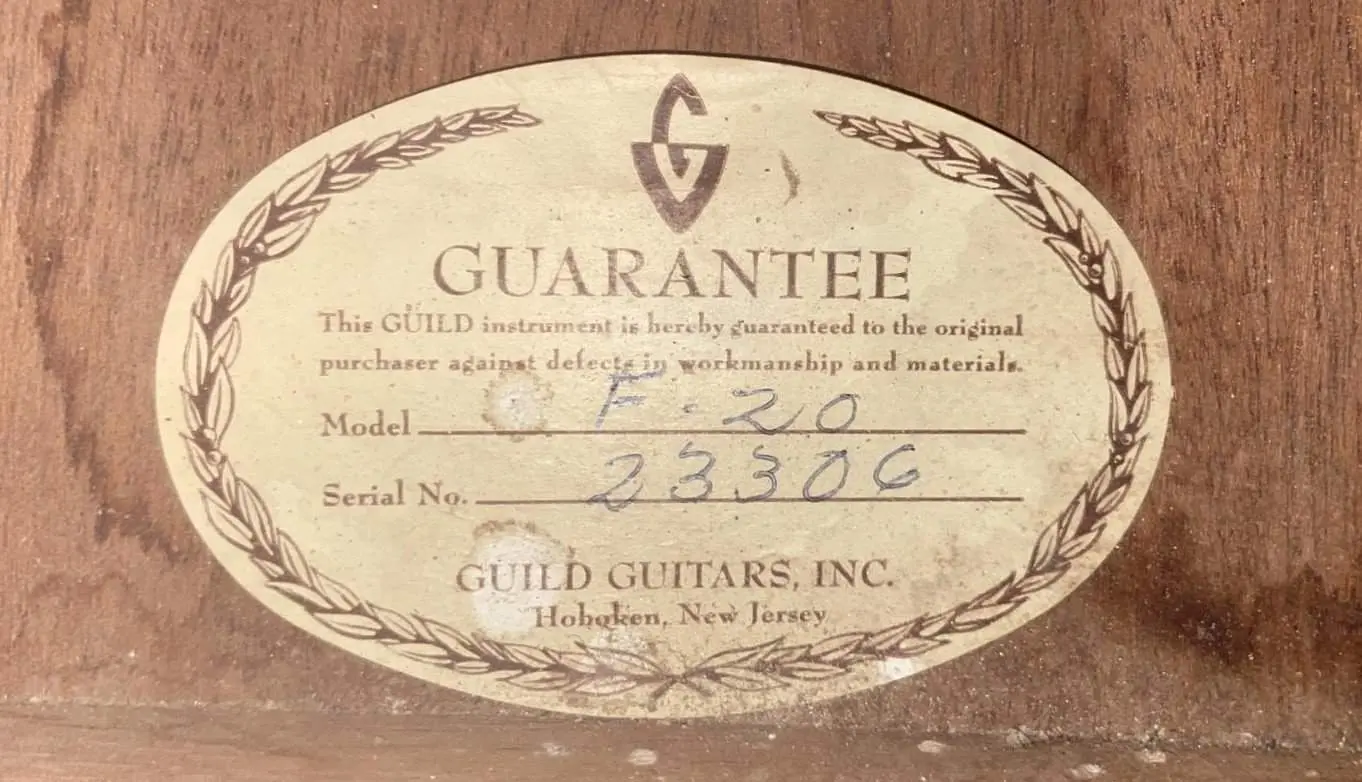 Guild F-20 1963