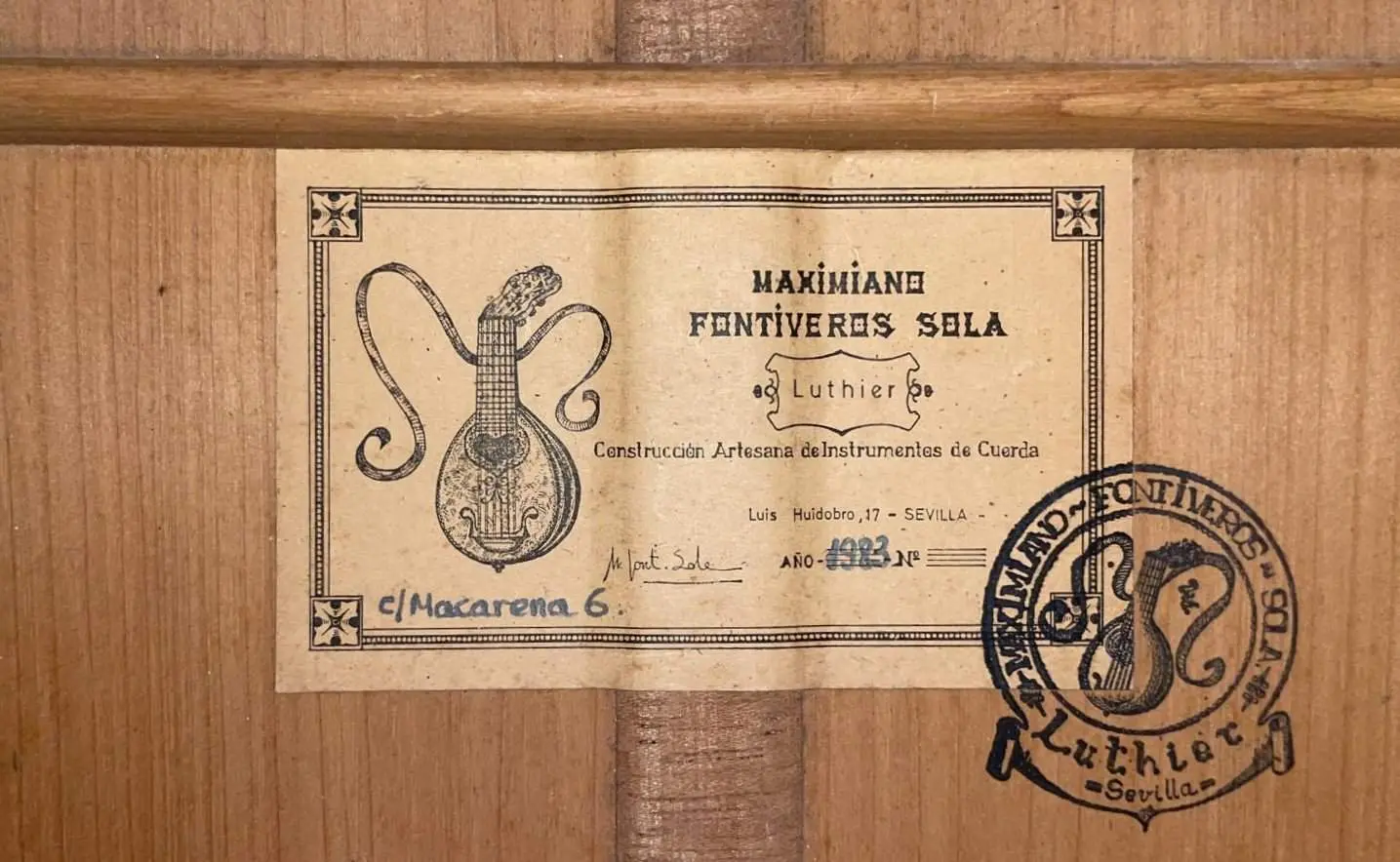 Maximiano Fontiveros 1983