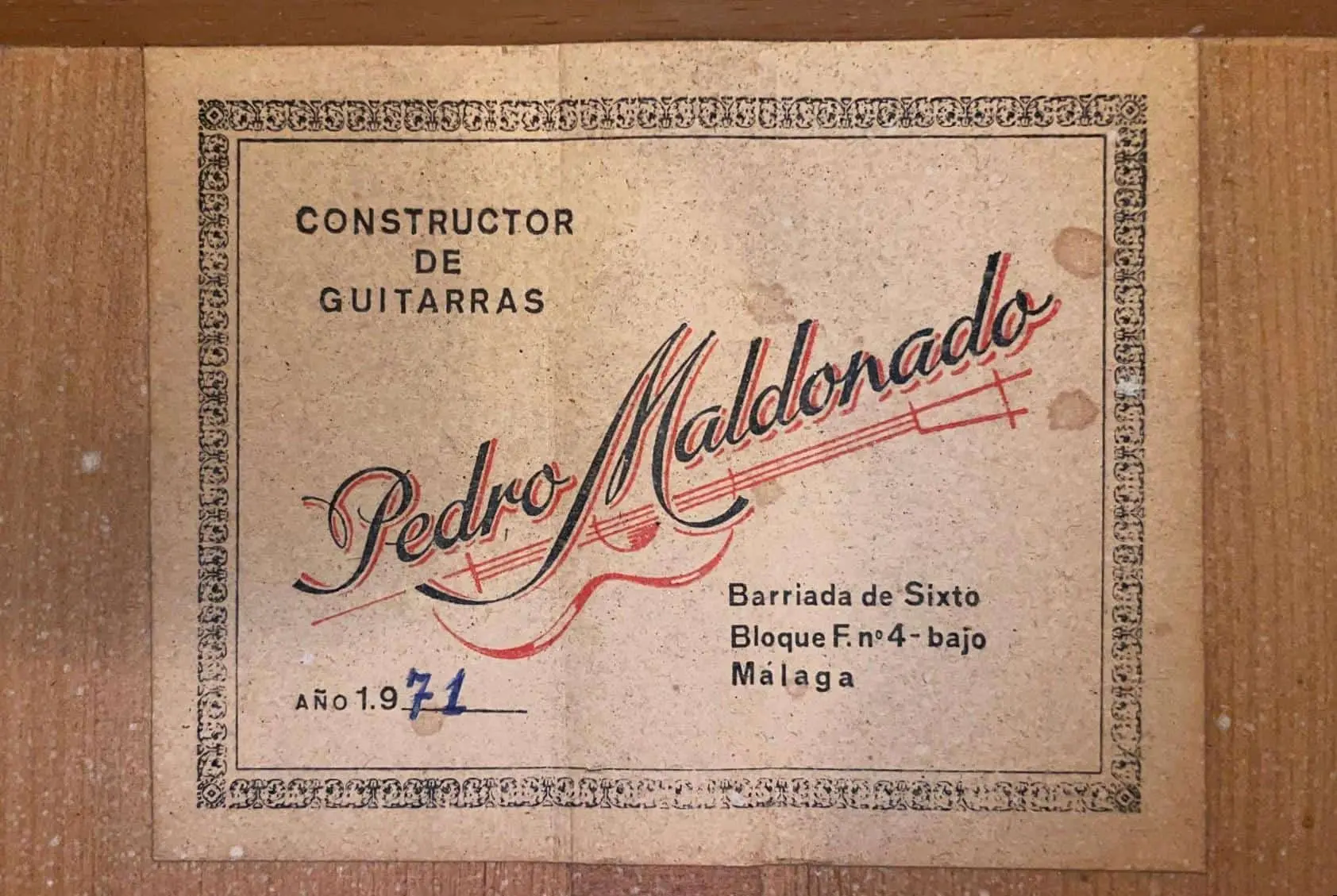 Pedro Maldonado 1971