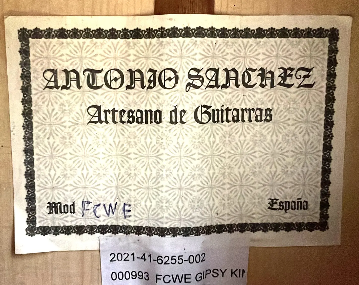 Antonio Sanchez Fcwe &Quot;Gypsy Kings&Quot;