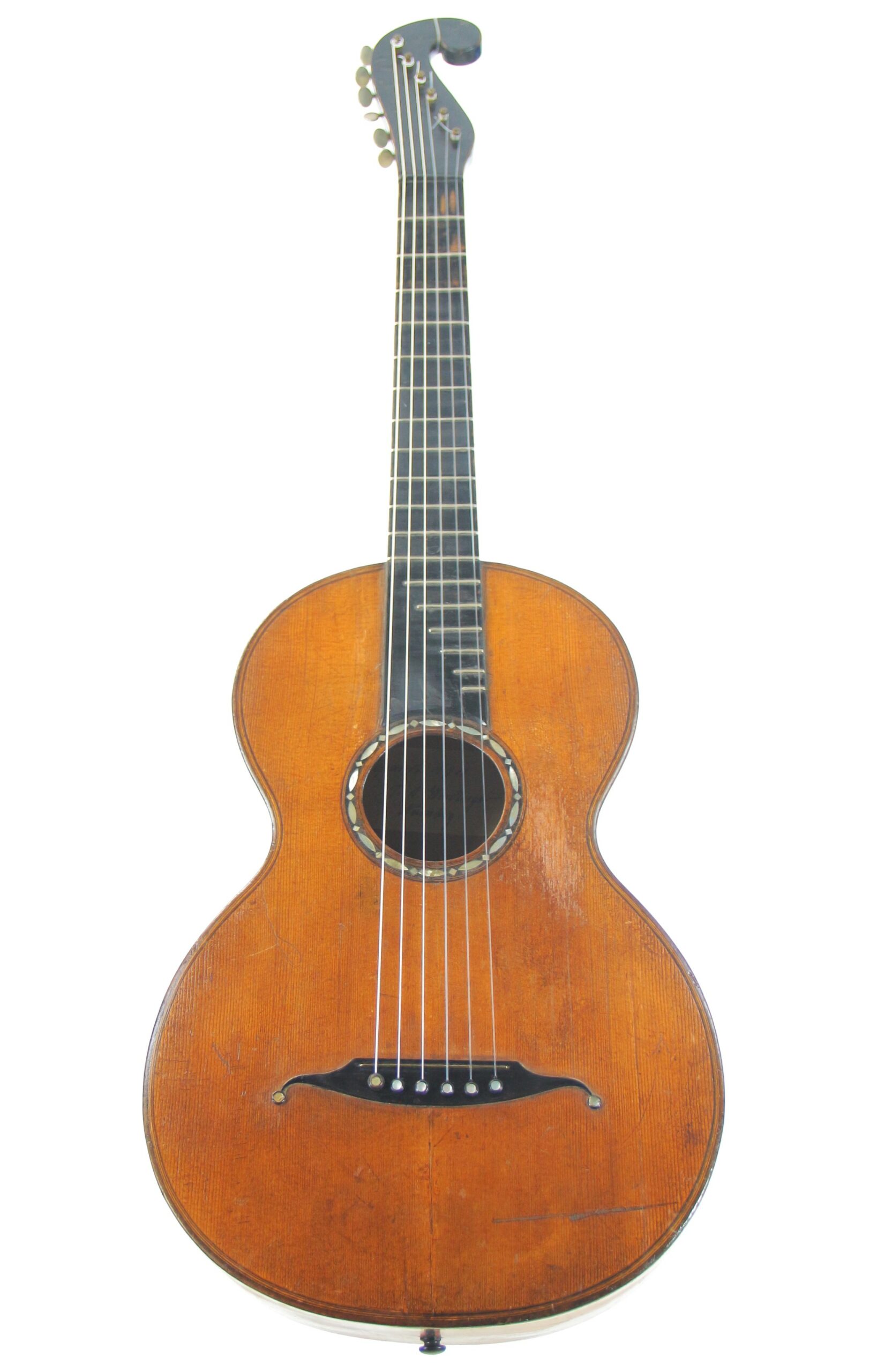 IMG 0156 2 scaled - Stauffer Style Romantic Guitar ~1830