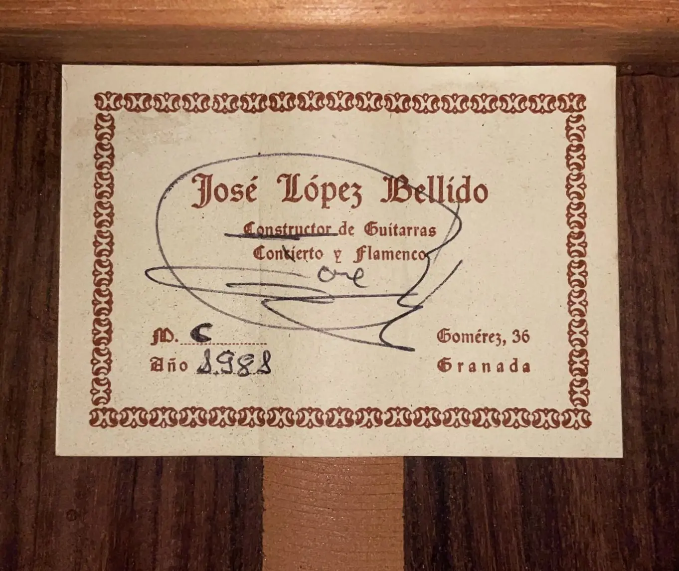 Jose Lopez Bellido 1988 &Quot;Negra&Quot;