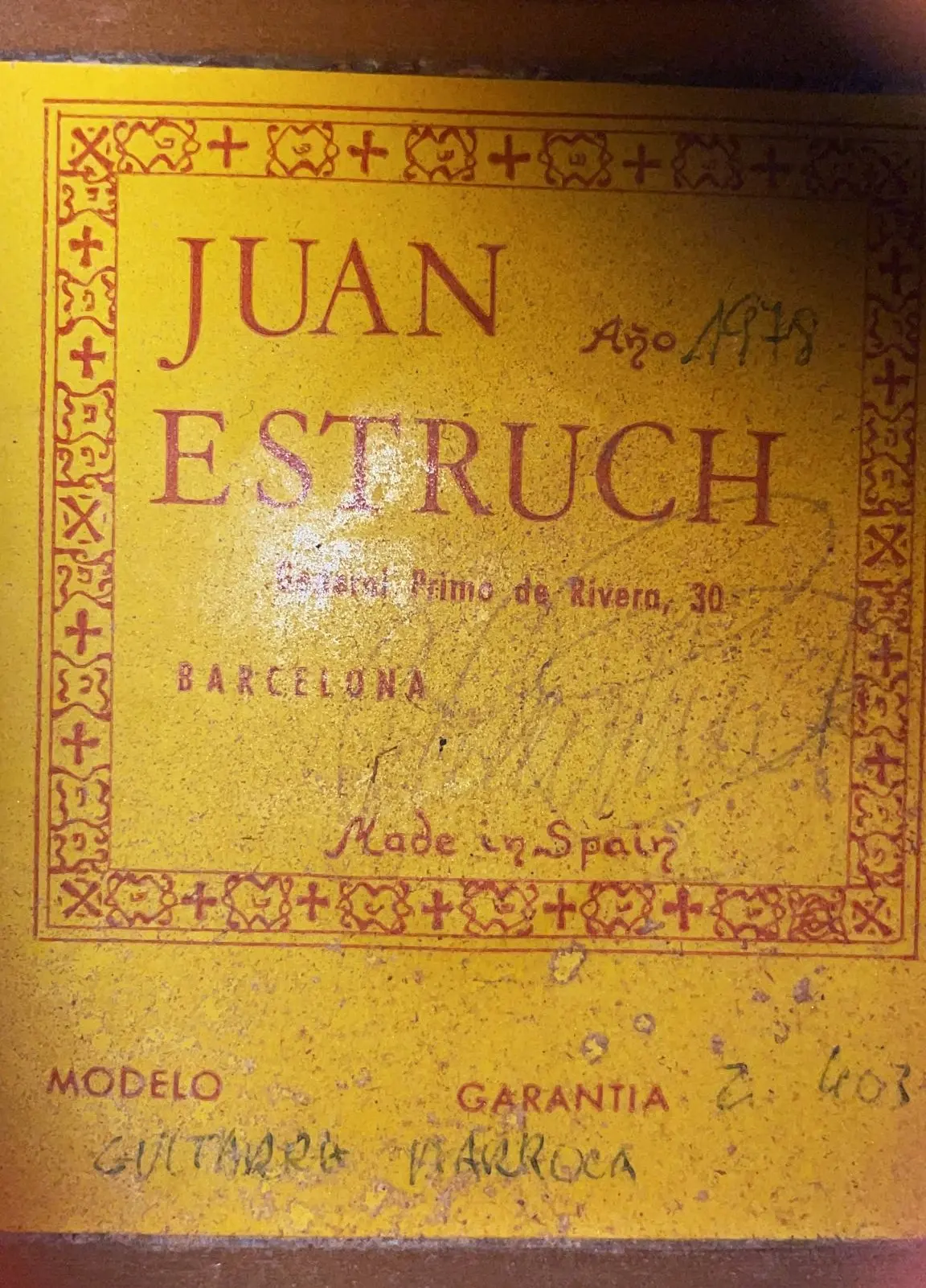 Juan Estruch 1978 &Quot;Voboam&Quot;