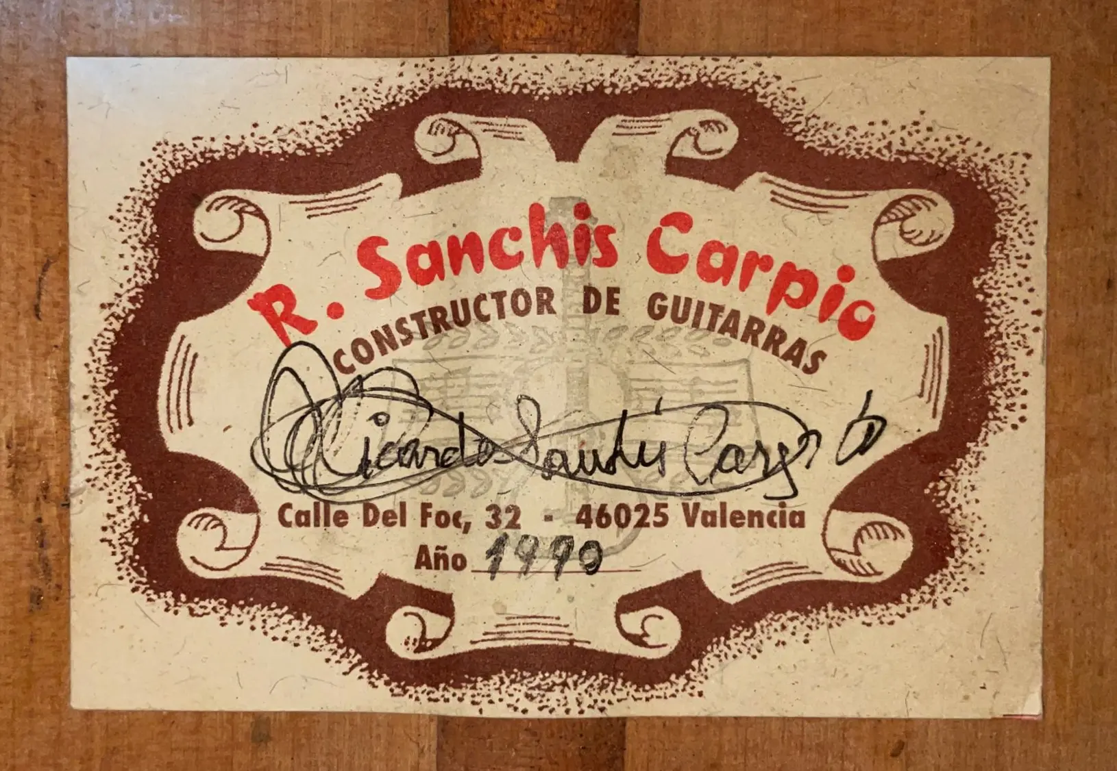 Ricardo Sanchis Carpio 1A 1990