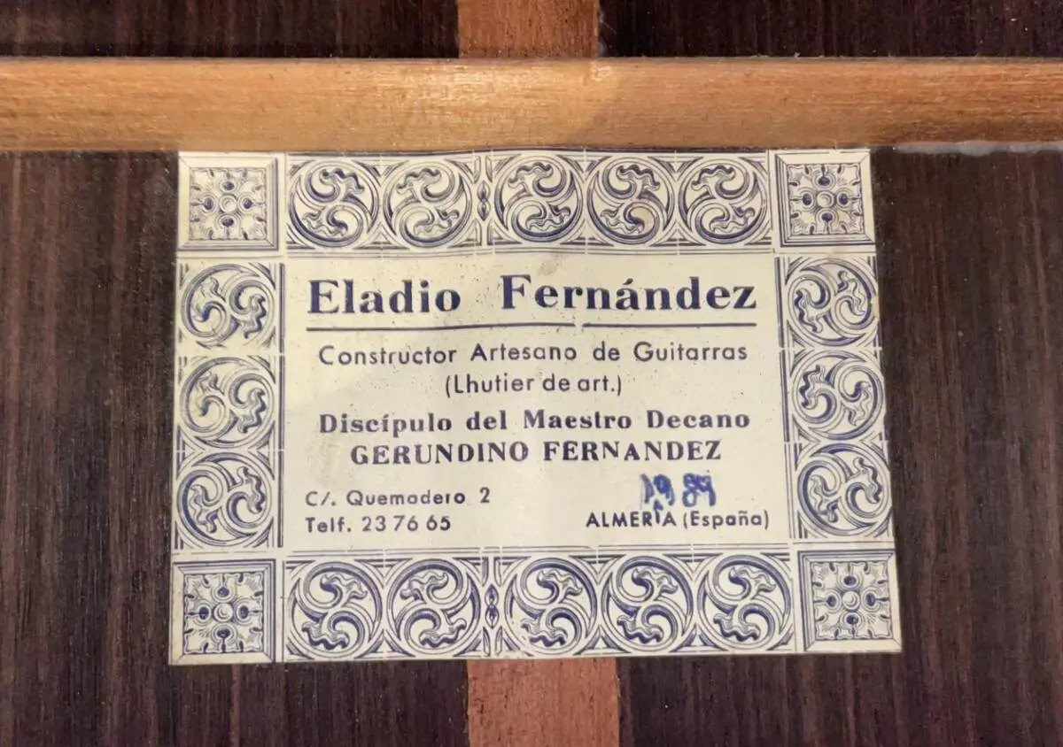 Eladio (Gerundino) Fernandez 1989