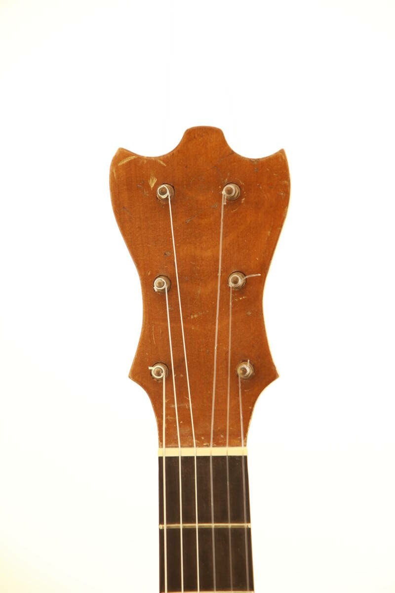 Klassische Gitarre Mit Wappenkopf ~1900 – Bild 5