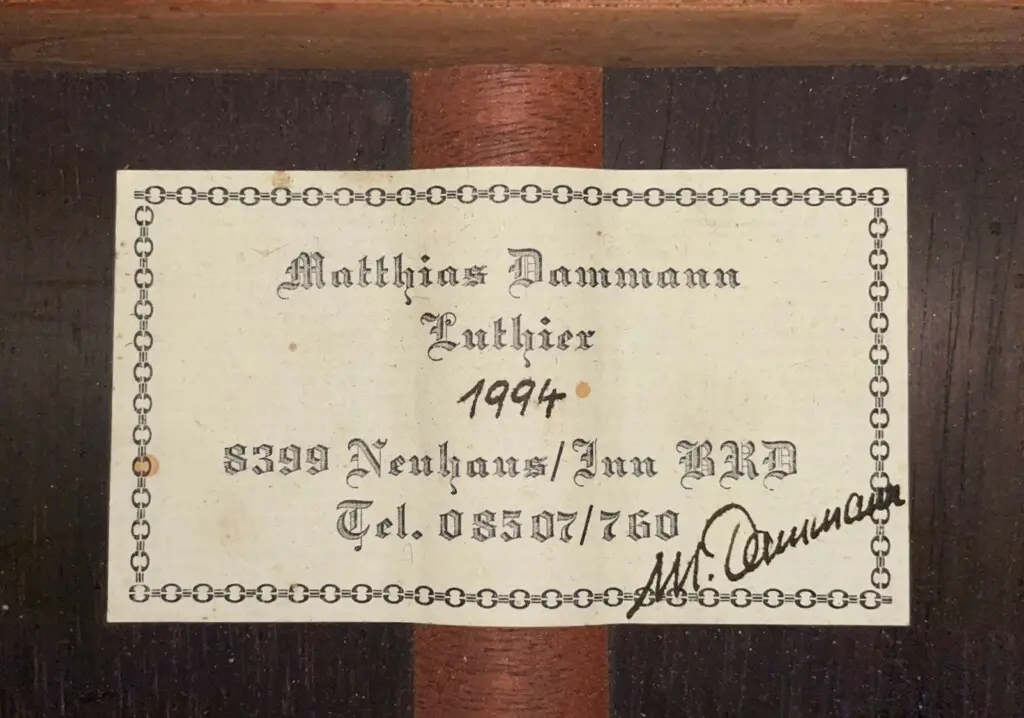 Matthias Dammann 1994 &Quot;Double-Top&Quot;