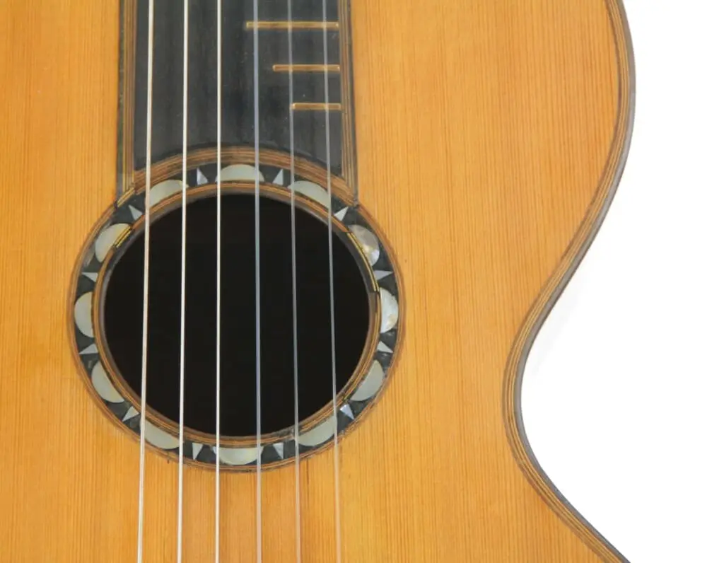 Stauffer Style Romantic Guitar ~1820