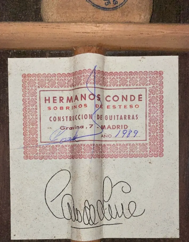 Hermanos Conde 1989 “Paco De Lucia Special”