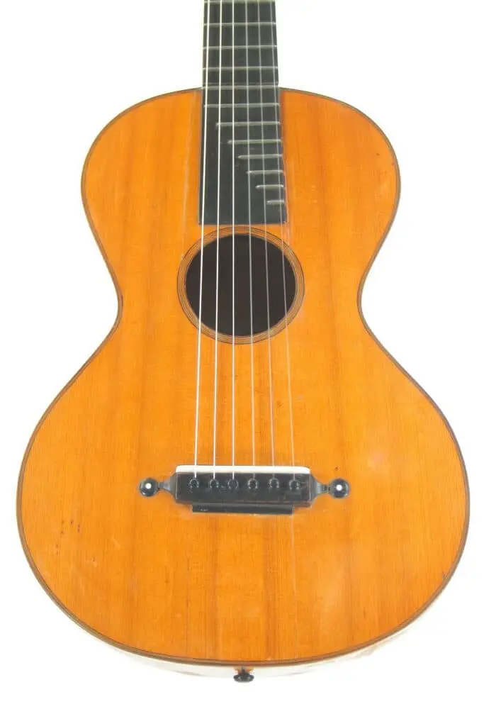 South German Romantic Guitar ~1880
