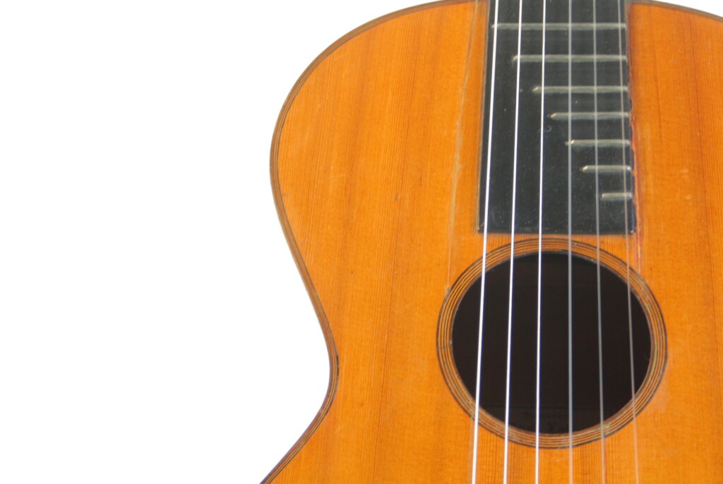 South German Romantic Guitar ~1880