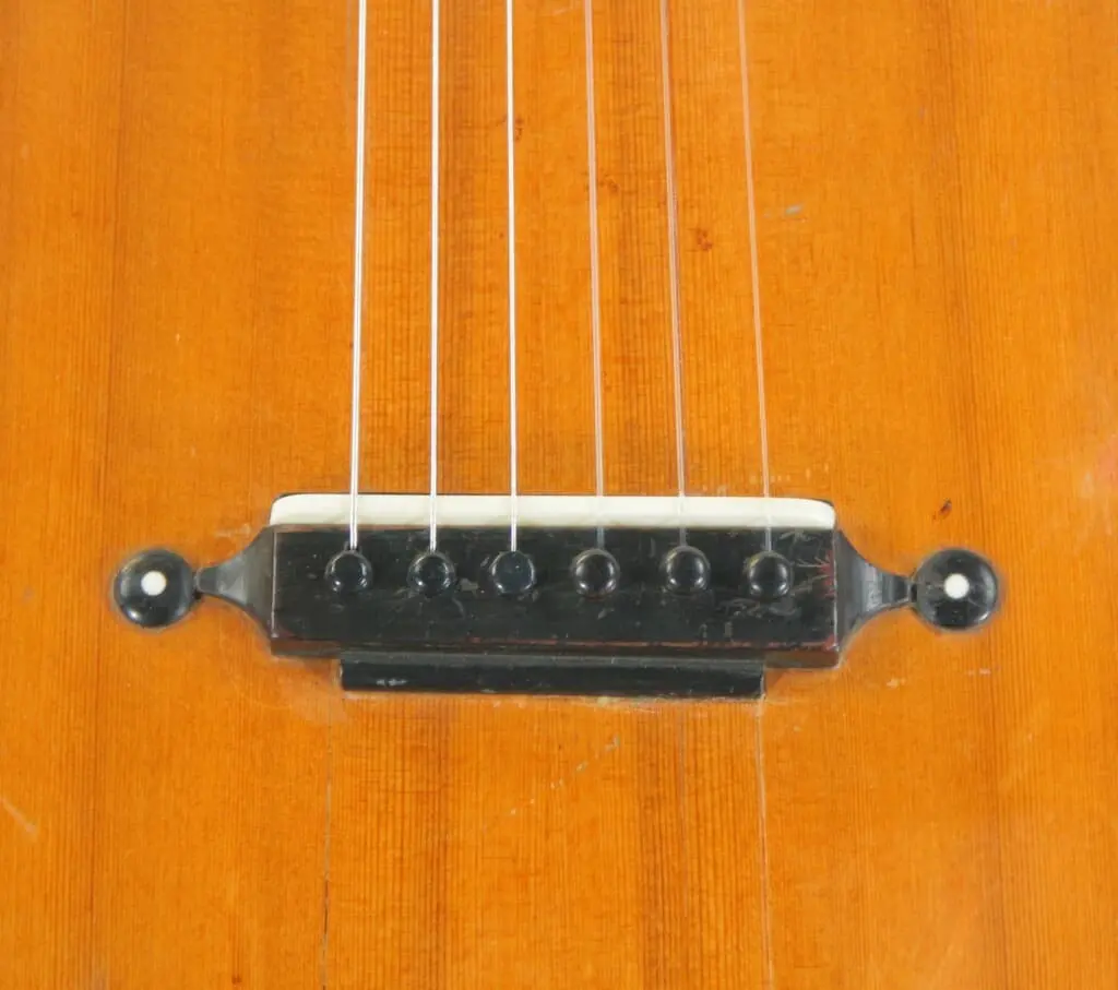 South German Romantic Guitar ~1880