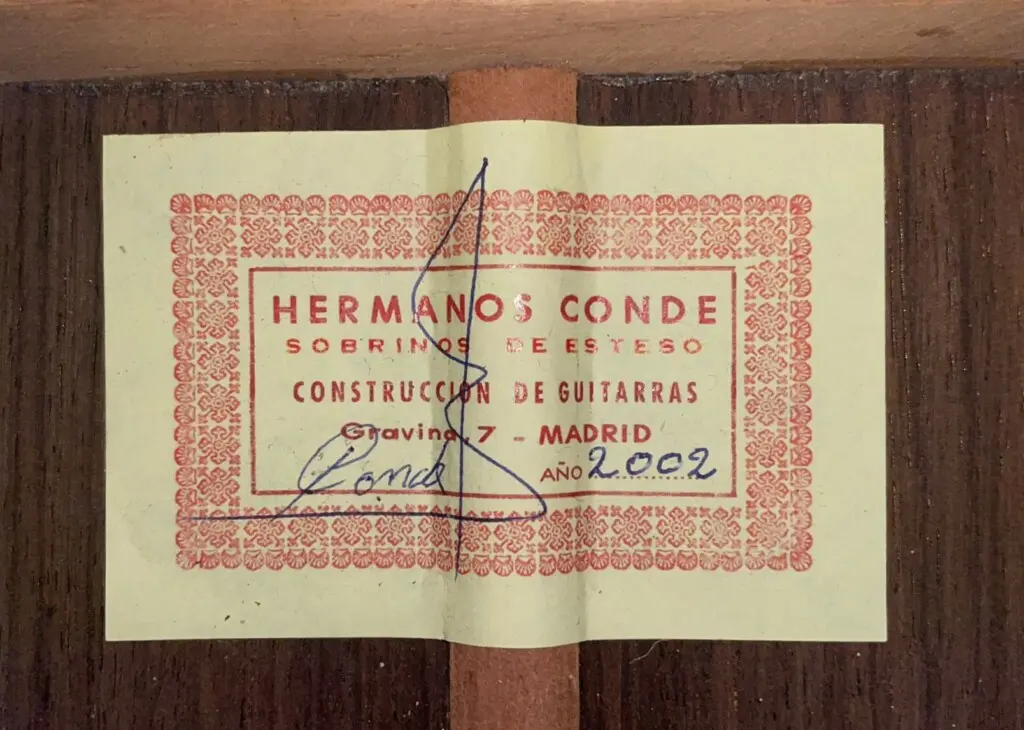 Hermanos Conde 2002 “Media Luna” Flamenca Negra