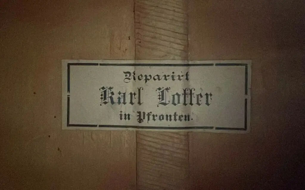 South German Romantic Guitar ~1880