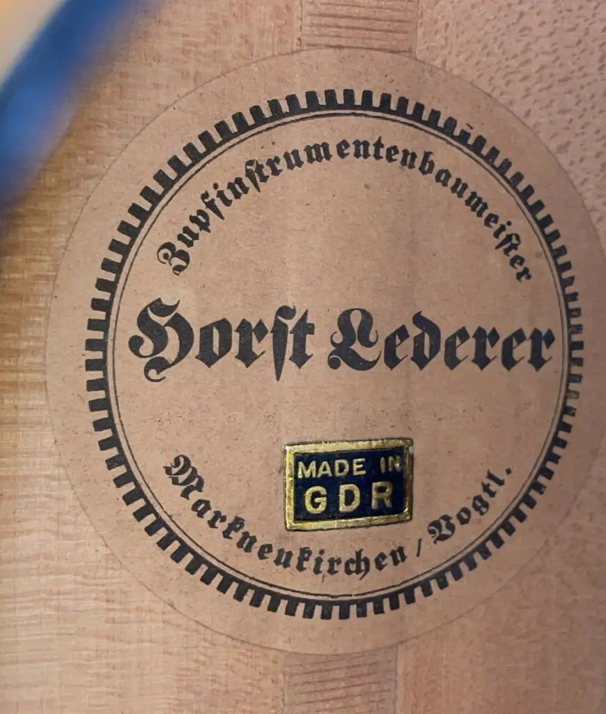 Horst Lederer Vienna Style Contra Guitar