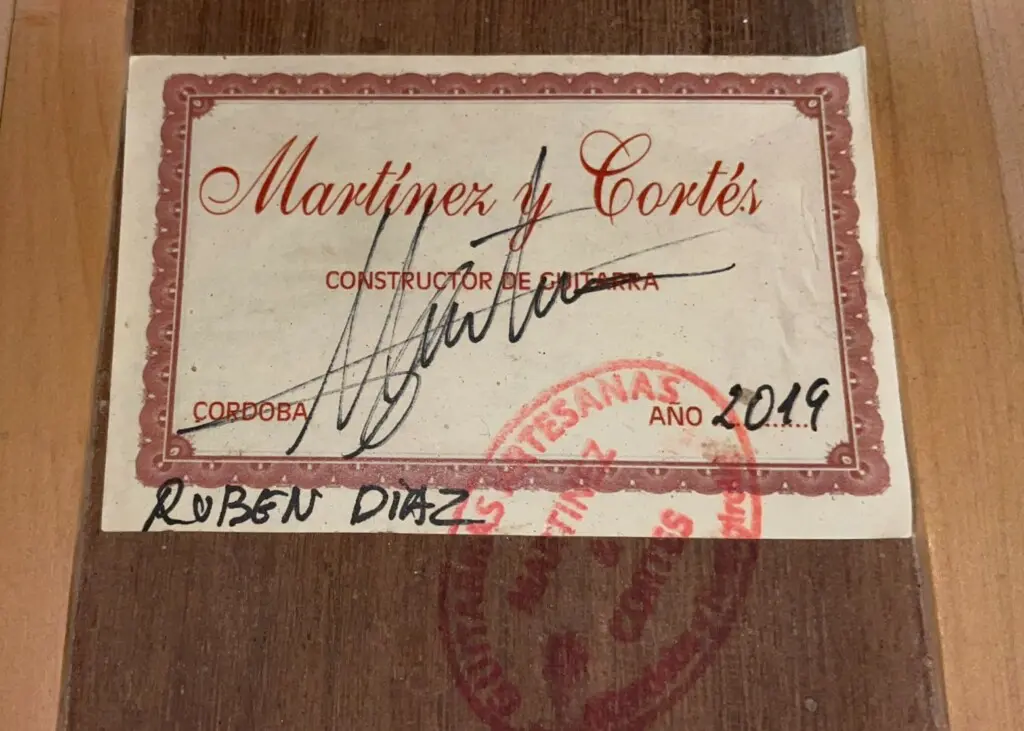 Martinez Y Cortes 2019 Flamenco Guitar