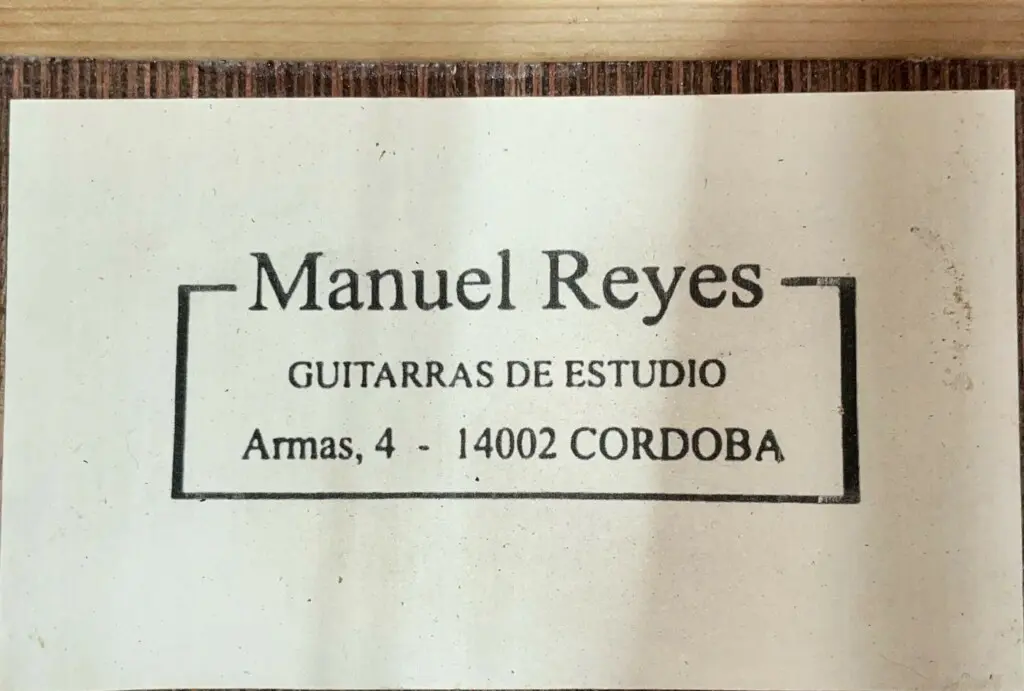 Manuel Reyes Estudio Flamenco Guitar