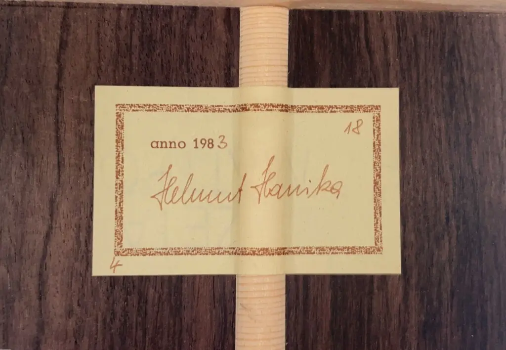 Helmut Hanika Model 18 1983