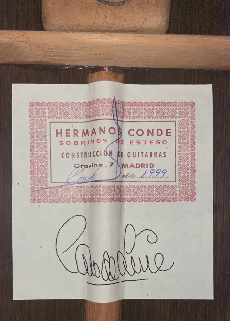 Hermanos Conde 1999 “Paco De Lucia Special”