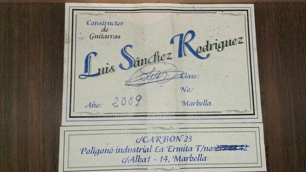 Luis Sanchez Rodriguez 2009 “Negra”