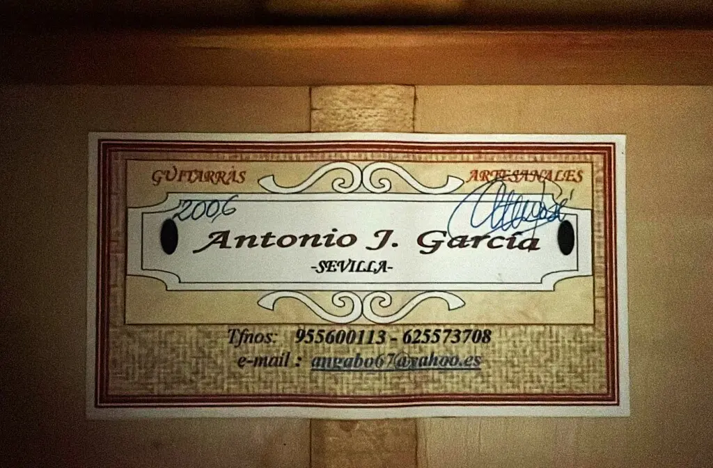 Antonio Garcia 2006 &Quot;Blanca&Quot;