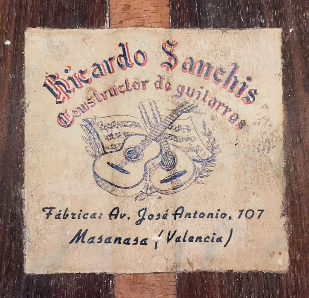 Ricardo Sanchis Nacher ~1940 “Augustin Barrios”