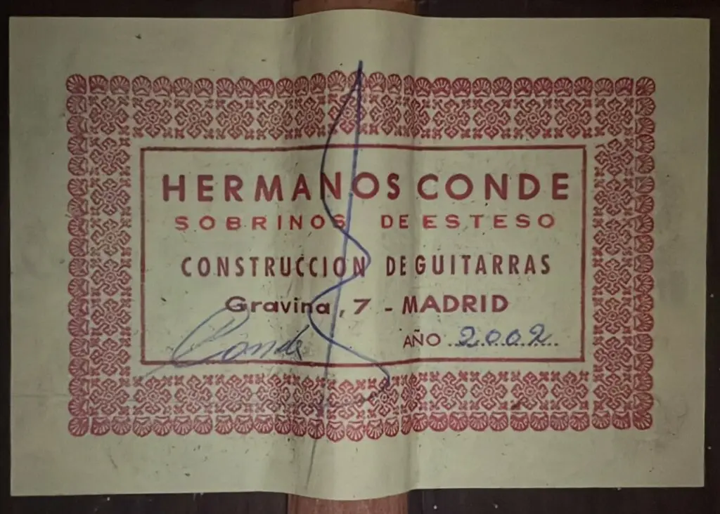Hermanos Conde 2002 “Media Luna” Flamenca Negra