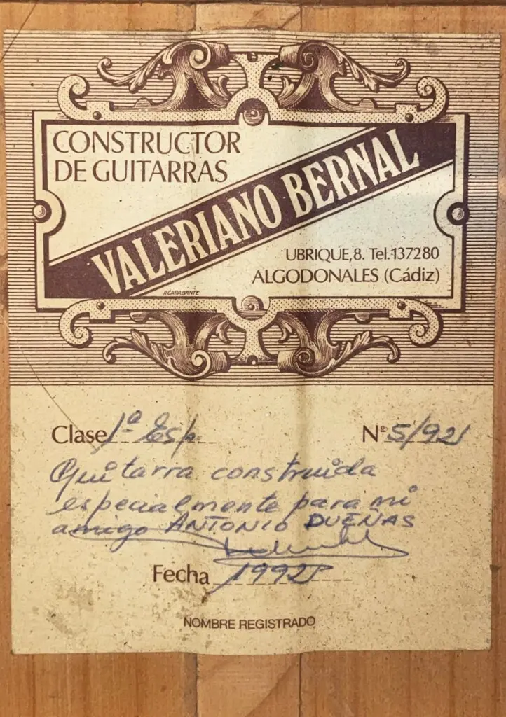 Valeriano Bernal 1A Especial 1992