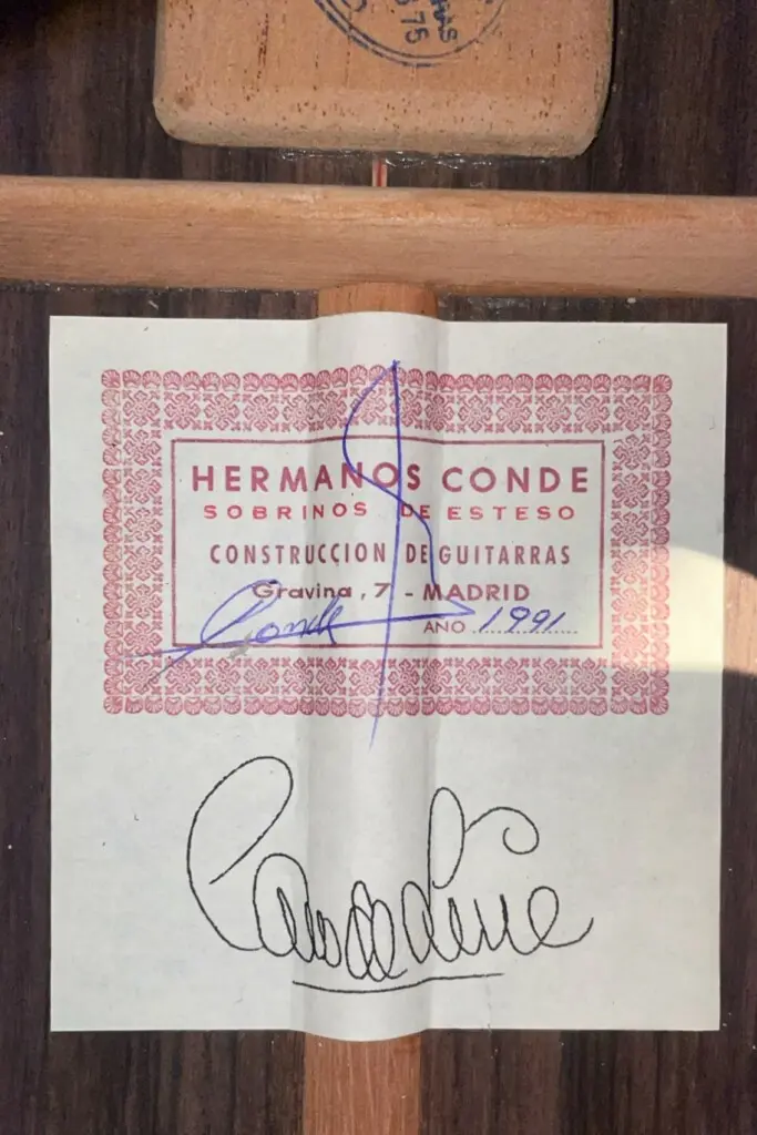 Hermanos Conde 1991 “Paco De Lucia Special”