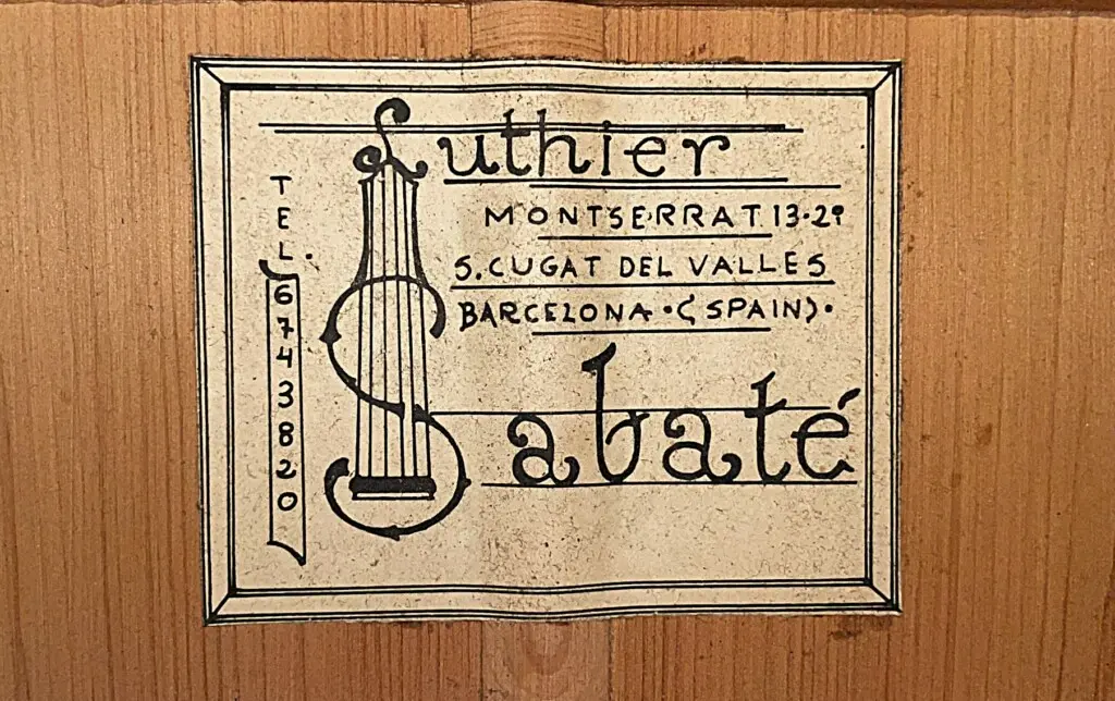 Juan Antonio Sabate Flamenco Guitar