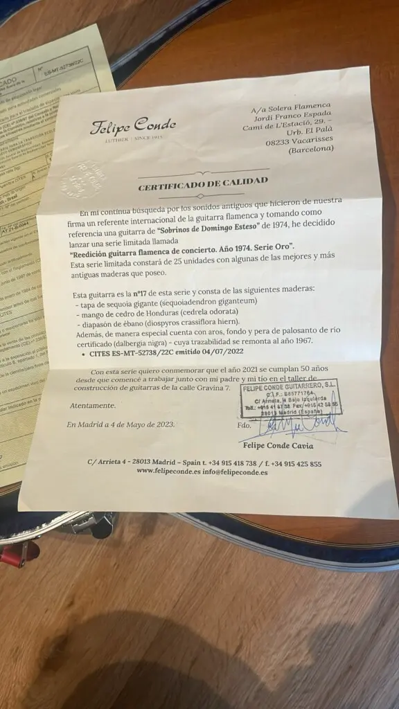 Felipe Conde 2022 Reed. “Sobrinos De Domingo Esteso 1974”