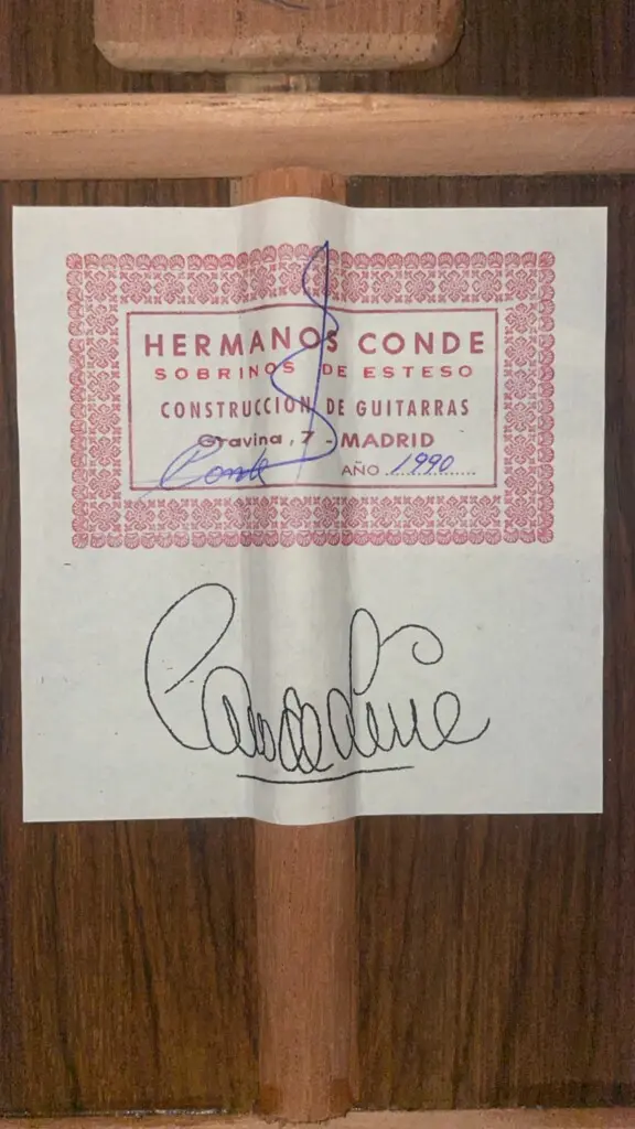Hermanos Conde 1990 “Paco De Lucia Special”