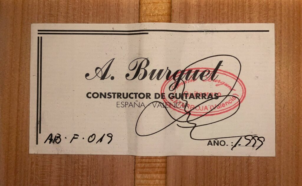 Amalio Burguet Abf 1999