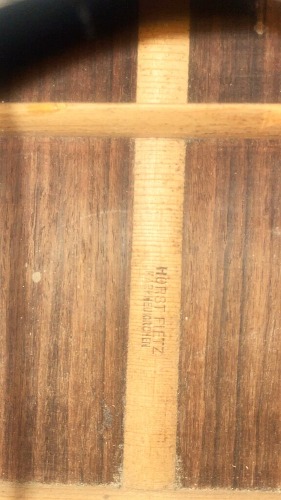 Horst Fietz 1961 Classical Guitar