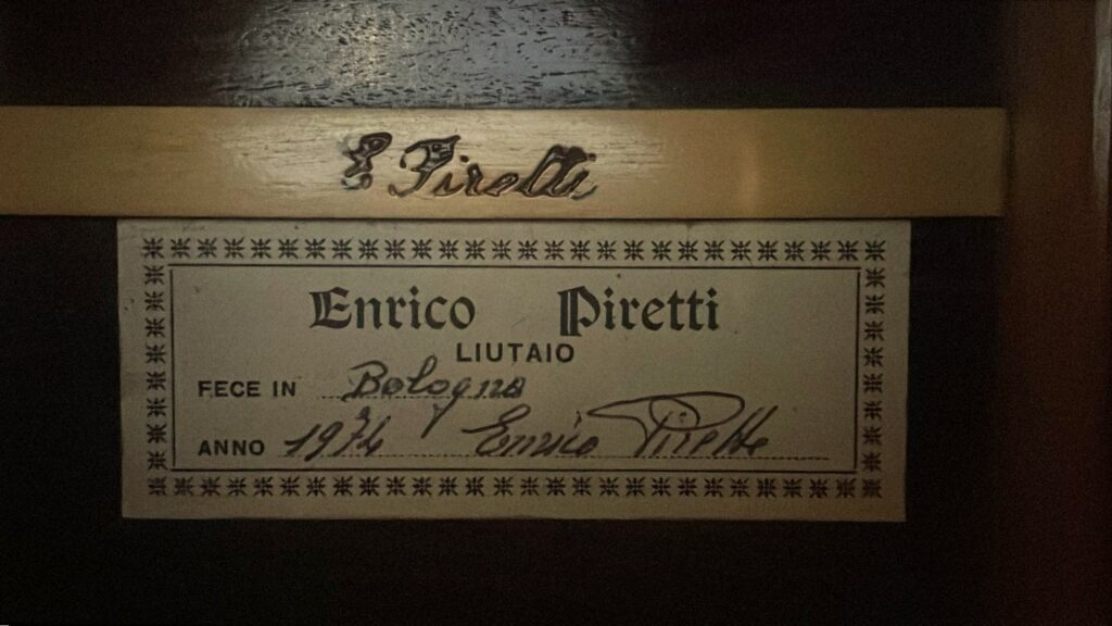 Enrico Piretti 1974 Klassische Gitarre