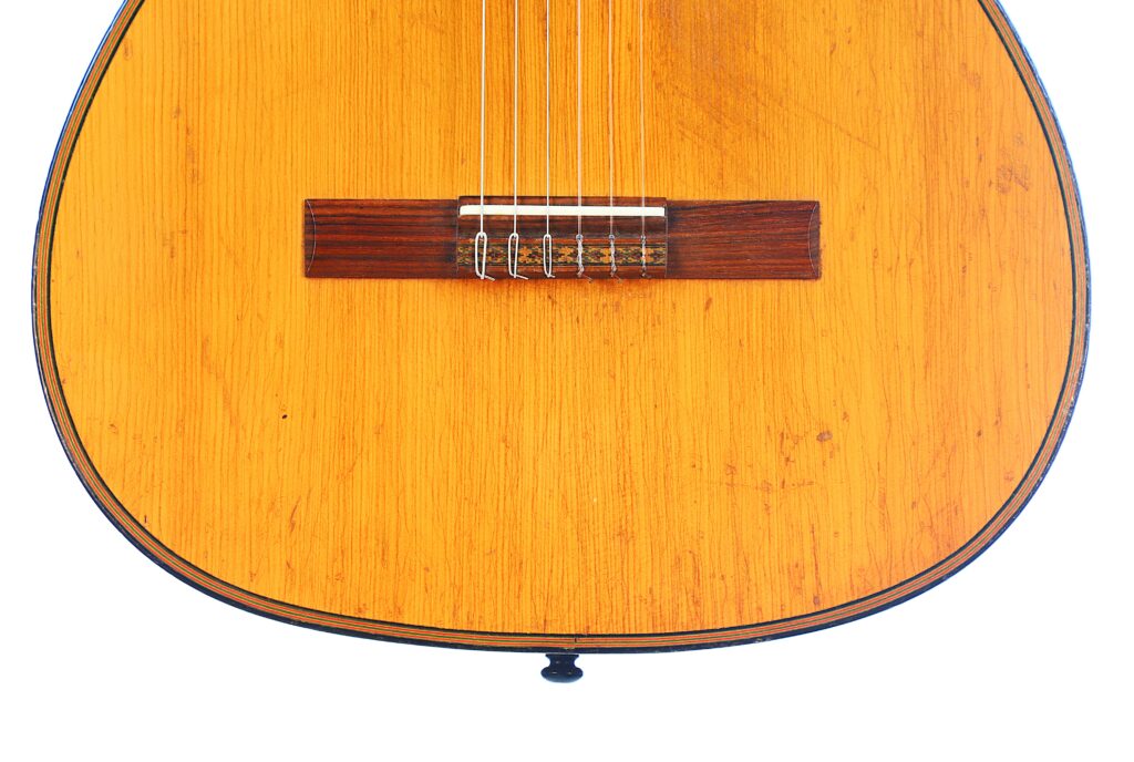 Schneider 1974 Klassische Gitarre Steg