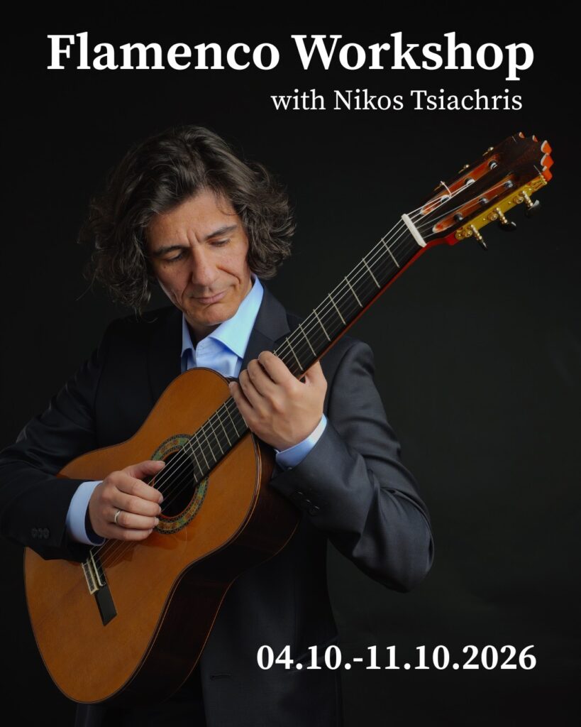 Flamenco Gitarren Workshop 2026 im Odenwald ist eine seltene Gelegenheit, Musik, Lernen und Urlaub miteinander zu verbinden