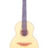 Die Lowden WL-35J 2024 Akustik Gitarre hat einen hellen Holzkorpus, ein dunkles Griffbrett und sechs Saiten, die vor einem weißen Hintergrund abgebildet sind. Die Lowden WL-35J 2024 Akustik Gitarre hat einen hellen Holzkorpus, ein dunkles Griffbrett und sechs Saiten, die vor einem weißen Hintergrund abgebildet sind.