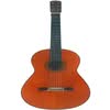 Eine Jose Ramirez 1a Flamenco-Gitarre aus dem Jahr 1968 mit einem rotbraunen Holzkorpus, sechs Saiten, einem schwarzen Griffbrett und Stimmwirbeln, dargestellt vor einem weißen Hintergrund. Eine Jose Ramirez 1a Flamenco-Gitarre aus dem Jahr 1968 mit einem rotbraunen Holzkorpus, sechs Saiten, einem schwarzen Griffbrett und Stimmwirbeln, dargestellt vor einem weißen Hintergrund.