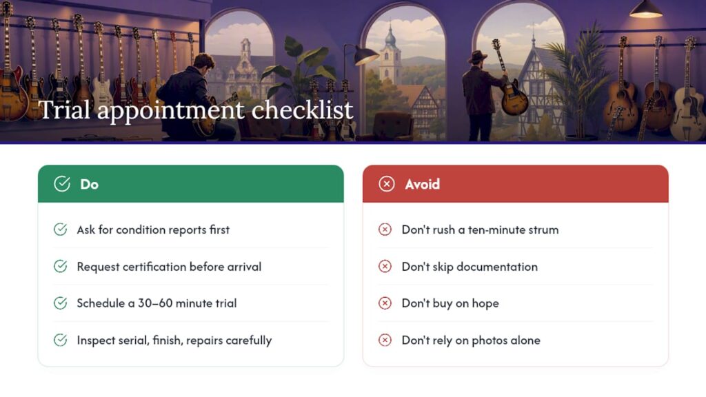 The Trial Appointment Nobody Talks About Enough — overview diagram